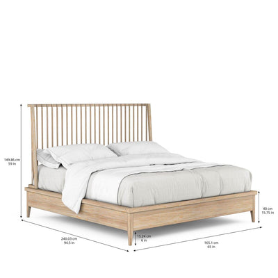 Frame - Queen Spindle Bed (6562428846176)