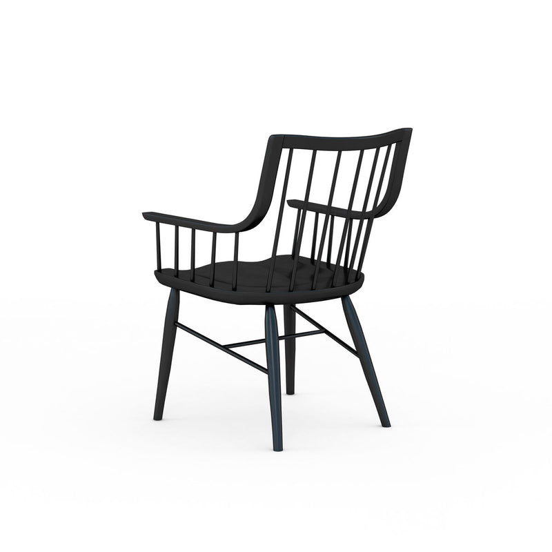 Frame - Windsor Arm Chair (Black) (6562449129568)