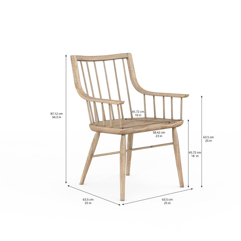 Frame - Windsor Arm Chair (Chestnut) (6563063464032)