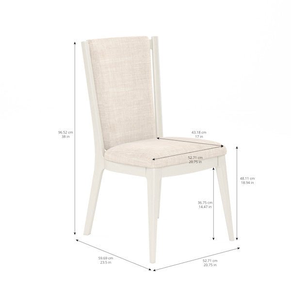 289 - Blanc - Uph. Side Chair Dining Chairs| A.R.T. Furniture
