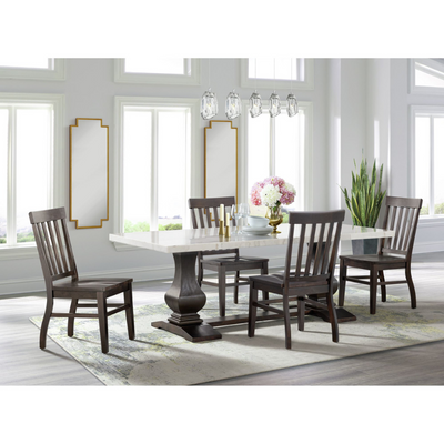 Monticello White Marble Dining Table 6-8 Seaters
