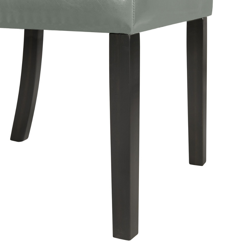 Meridian Side Chair W/Grey Pu No Nailhead (6629945704544)