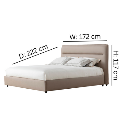 RM Light Brown Bed