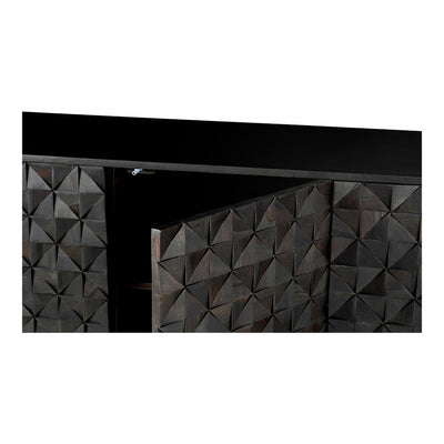 Pablo 3 Door Sideboard Black
