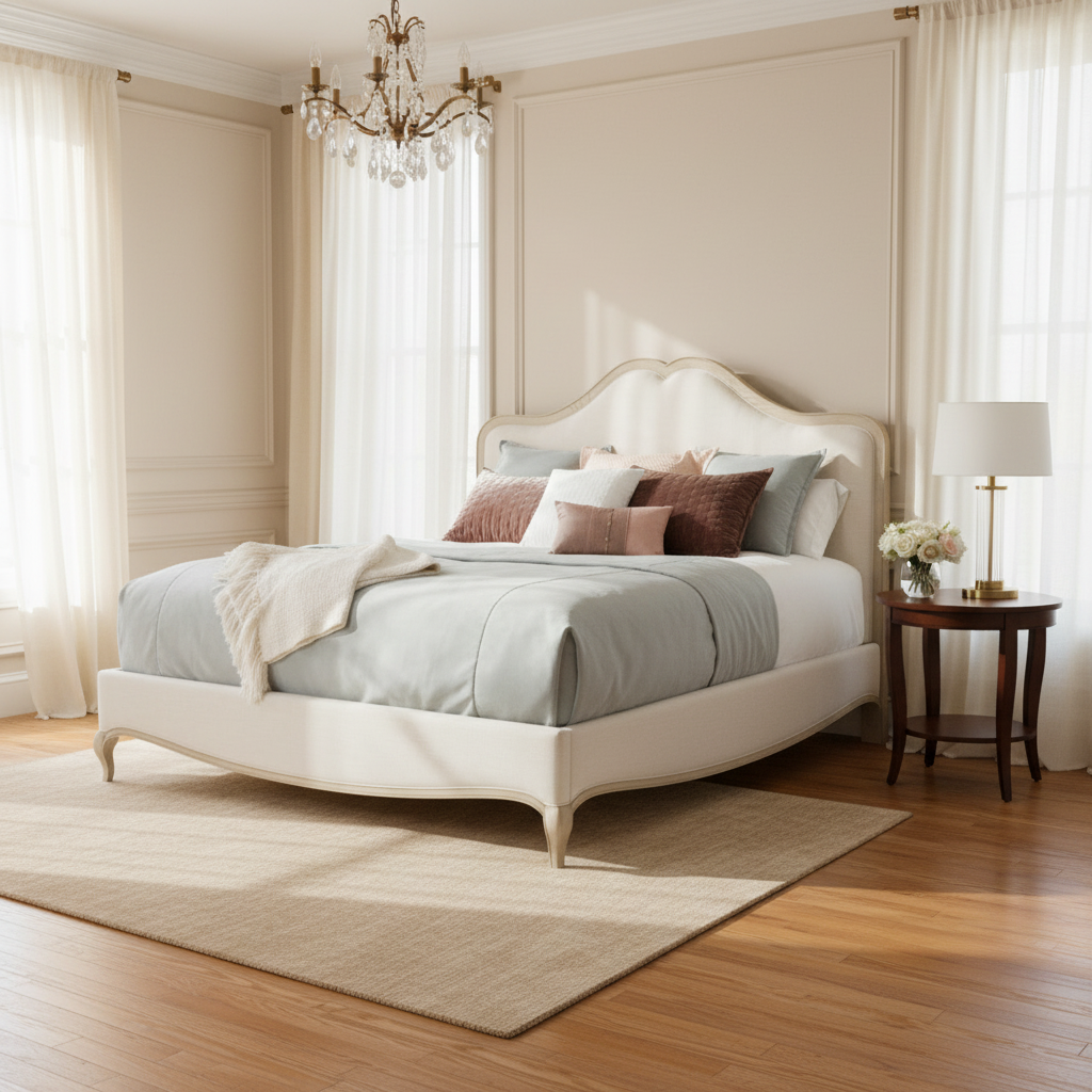 300-Charme - Uph Panel King Bed Beds| A.R.T. Furniture
