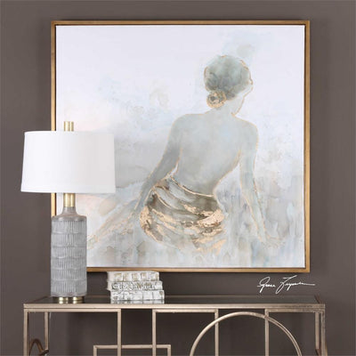 GOLD HIGHLIGHTS HAND PAINTED CANVAS - Al Rugaib Furniture (4483221553248)