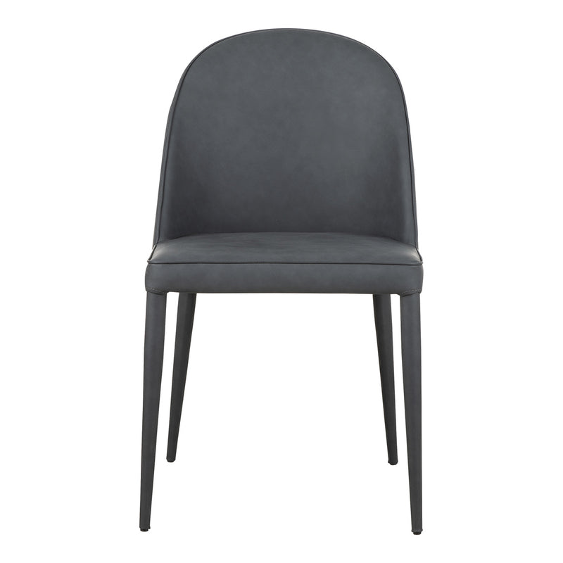Burton Dining Chair Black Fade Vegan Leather-M2