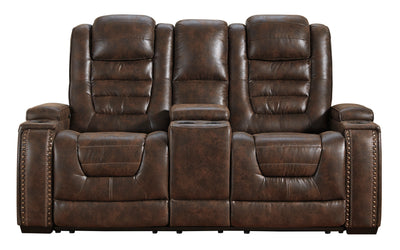 Game Zone Power Reclining Loveseat with Console (6621710188640)