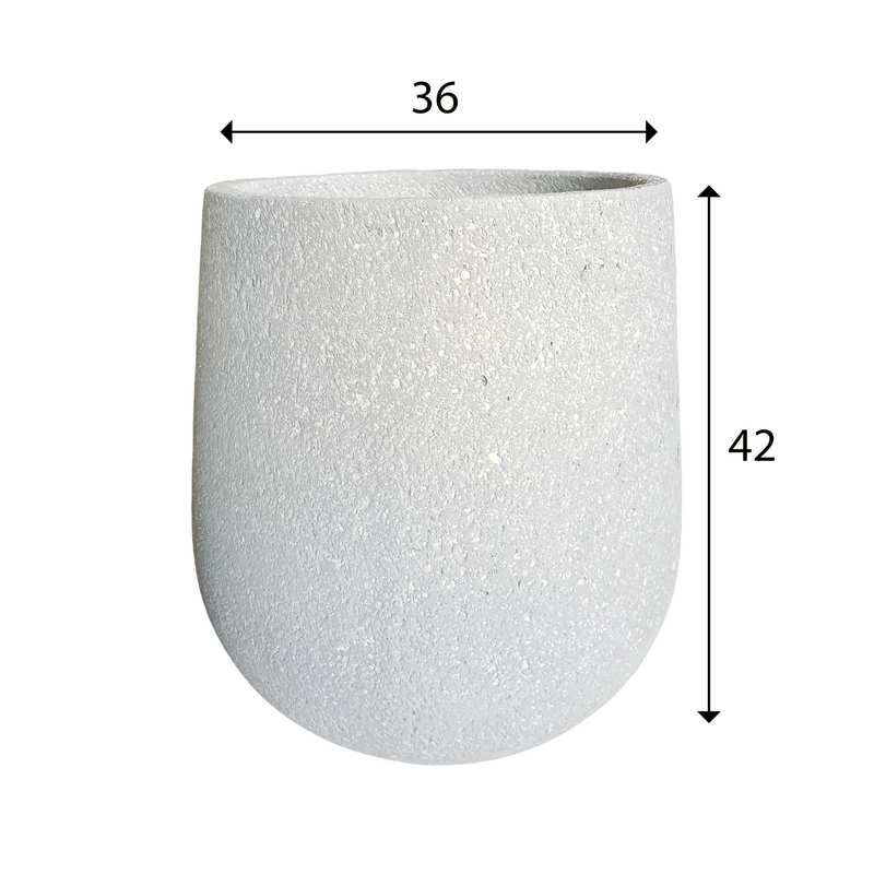 Grey Foam Indoor/Outdoor Plant Pot By Roots36W*36D*42H.