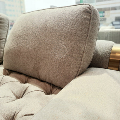 Tufting Grey 3 Seater Sofa (240cm)