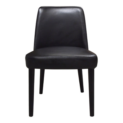 Fitch Leather Dining Chair Black-M2