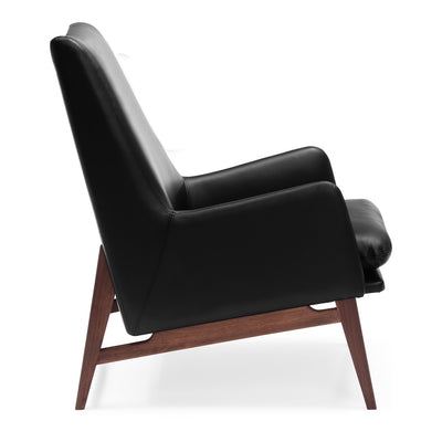 Asta Leather Chair Black