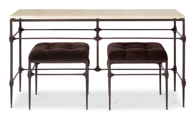 Ellsworth Metal Console Table - Al Rugaib Furniture (1479521108064)