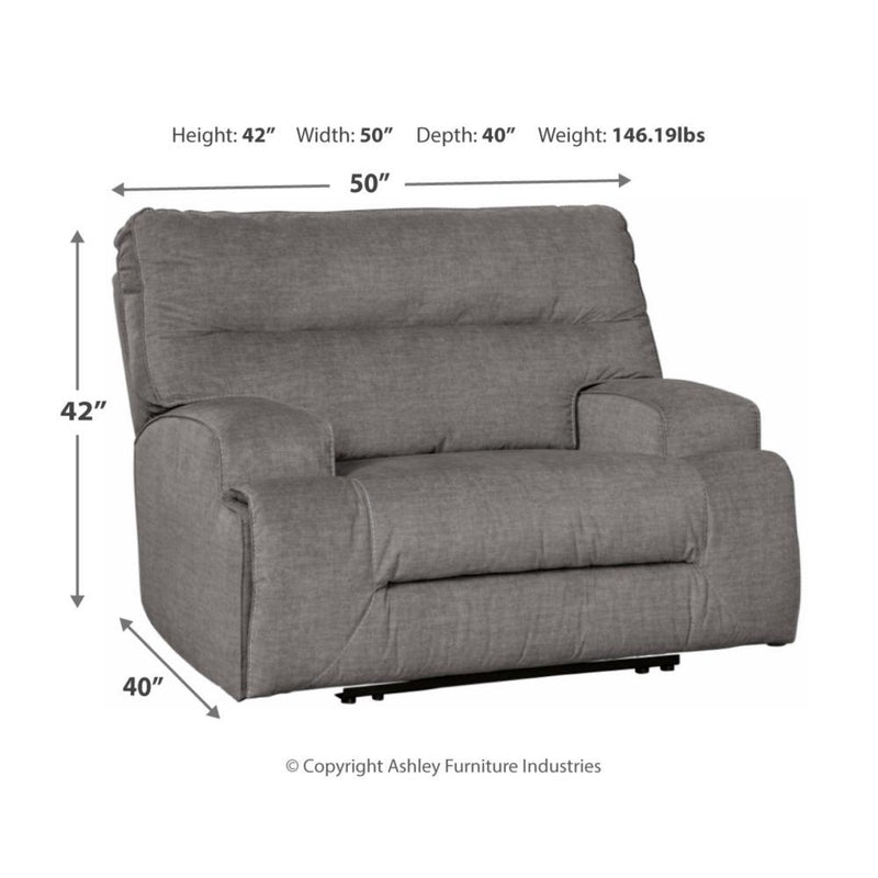 Coombs Wide Seat Power Recliner - Al Rugaib Furniture (4652143378528)
