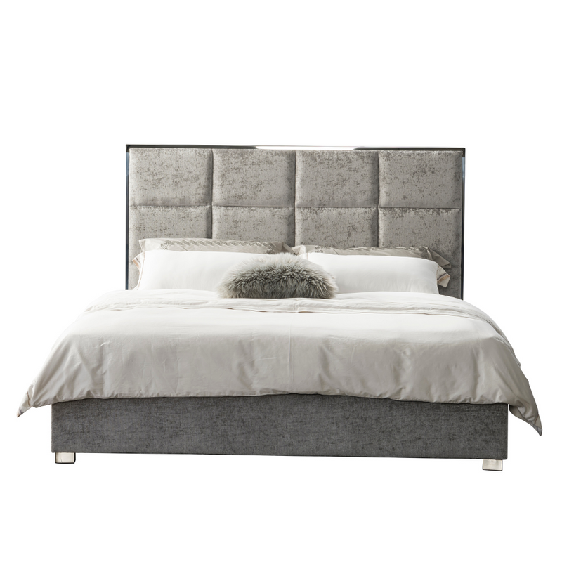 LA Grey Bed