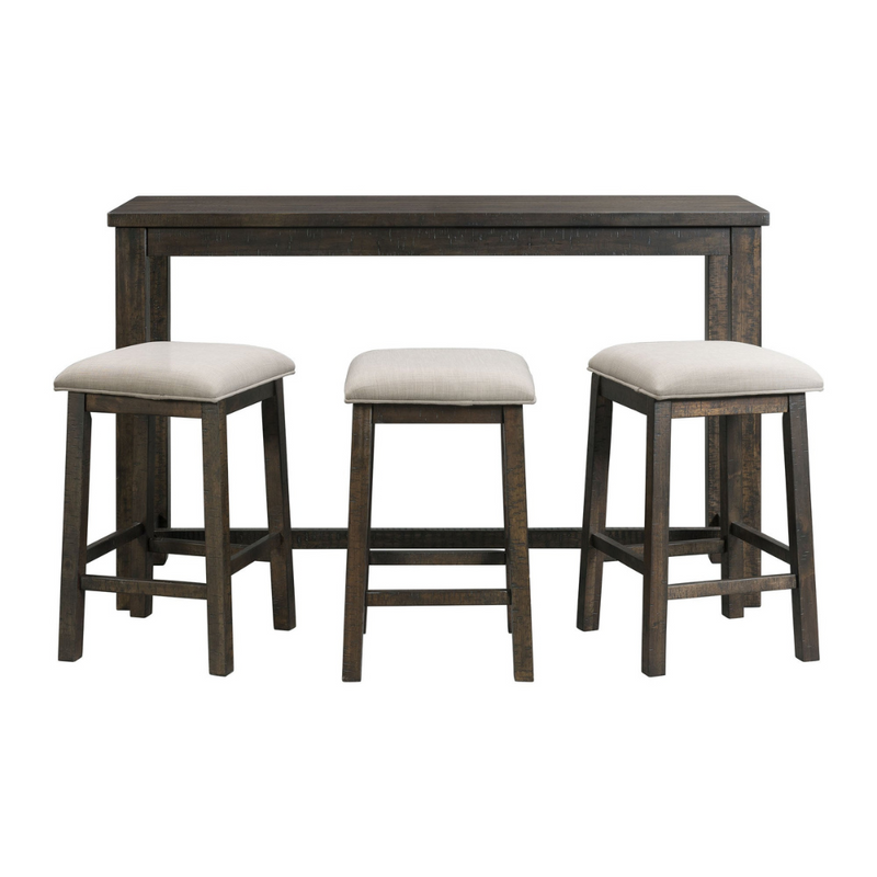 Stone Occasional Bar Table Single Pack (Table + Three Stools) (6629946163296)