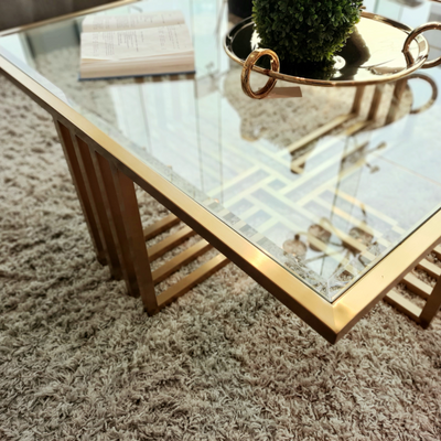 Golden Brushed Coffee Table