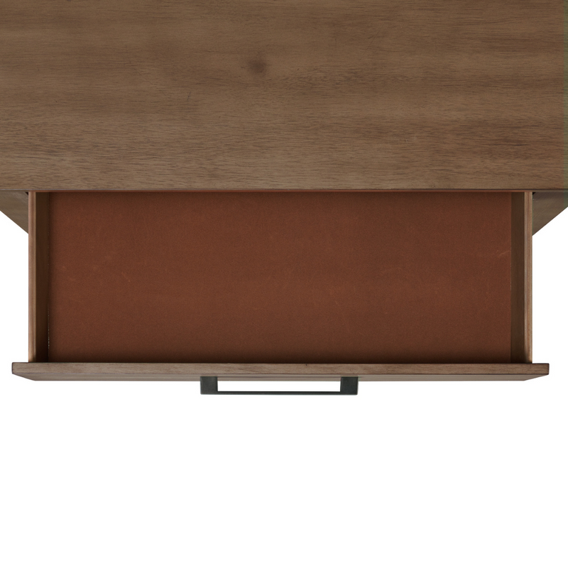 Jolene 2-Drawer Nightstand W/ Usb In Grey (6629944655968)