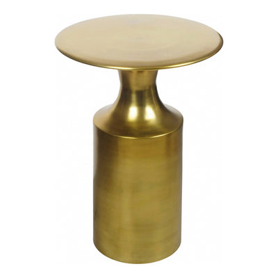 Rassa Polished Gold Accent Table