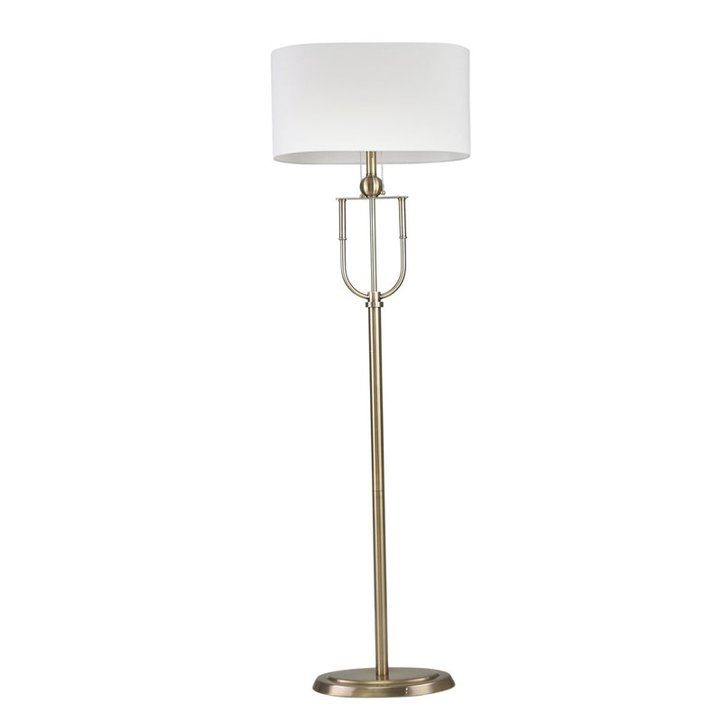 METAL FLOOR LAMP 62", BRASS - Al Rugaib Furniture (2172737650784)
