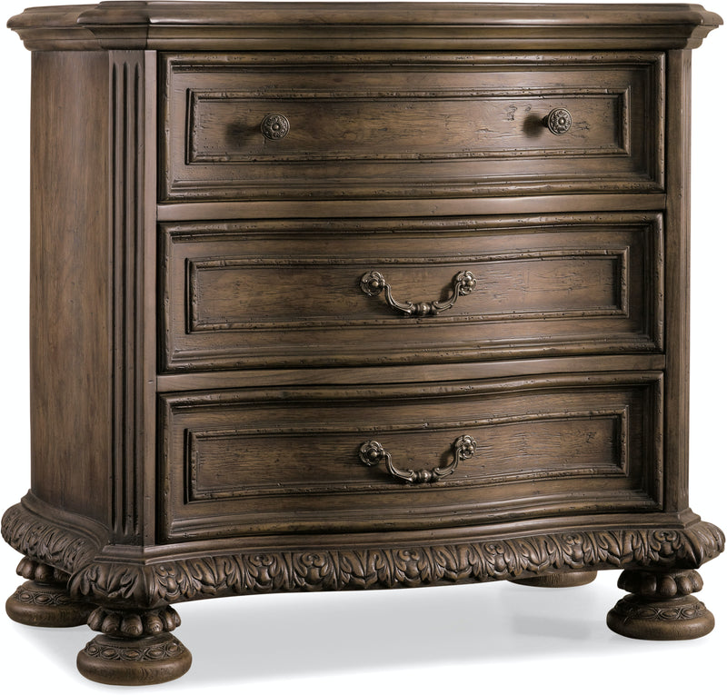Rhapsody Three Drawer Nightstand (6623258673248)