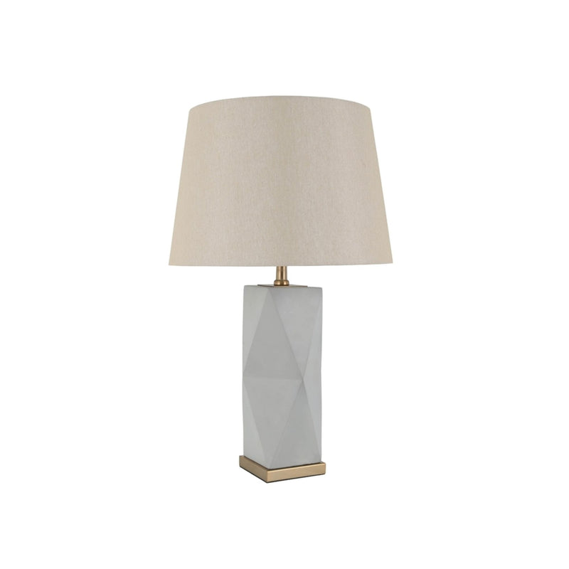 CEMENT TABLE LAMP