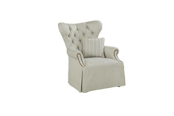 Ava Bezel - Tufted Back Chair - Al Rugaib Furniture (1477030510688)