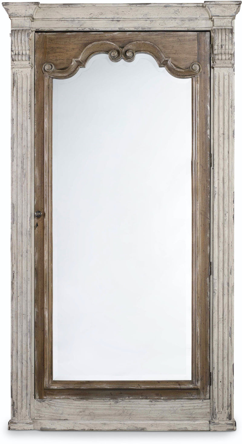 Floor Mirror w/Jewelry Armoire Storage (2107702018144)