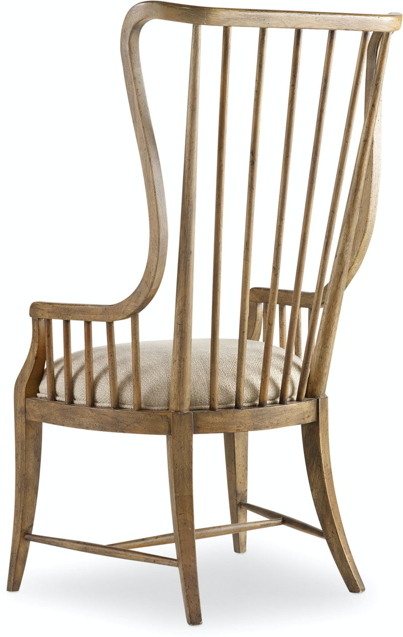 Tall Spindle Arm Chair (4688704045152)
