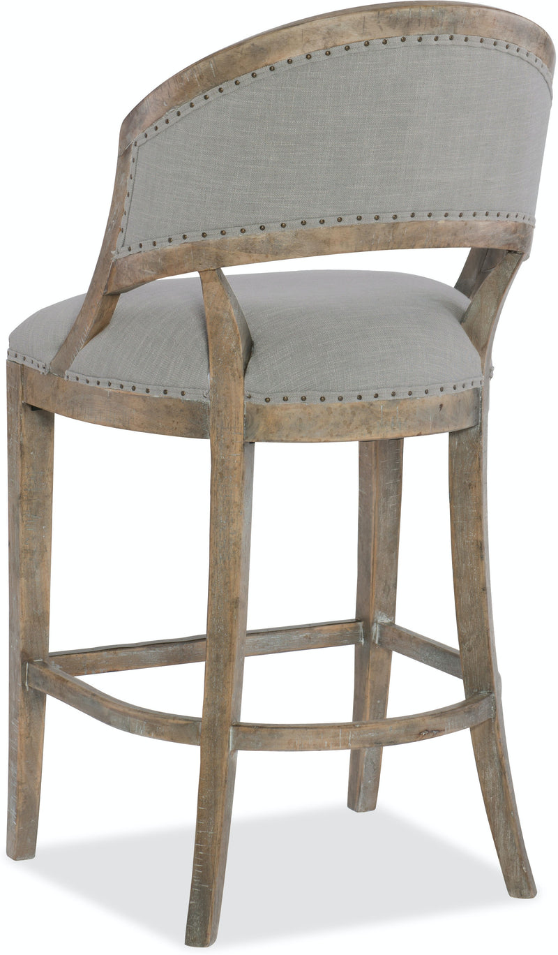 Boheme Garnier Barrel Back Bar Stool (4688791437408)