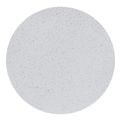 Omi Outdoor Side Table White Terrazzo