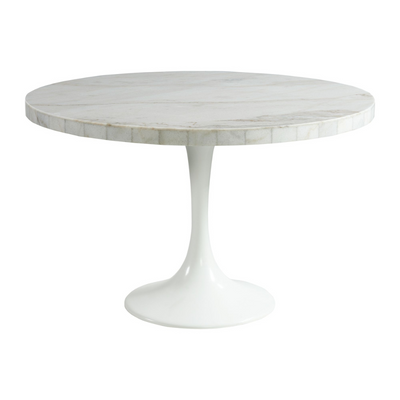 Celeste Round Dining Table In White (6629945081952)