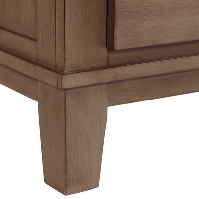 Jolene 2-Drawer Nightstand W/ Usb In Grey (6629944655968)