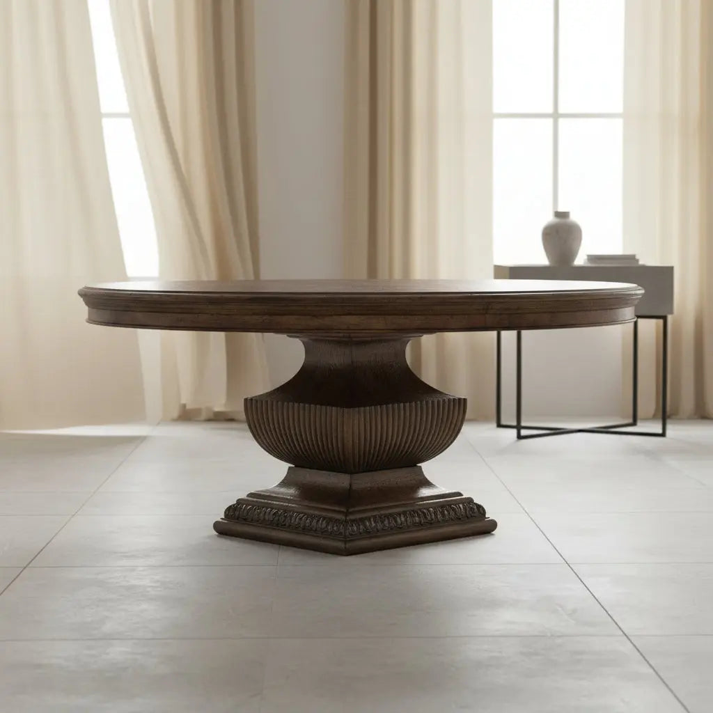 72in Round Urn Table Dining Tables| Hooker