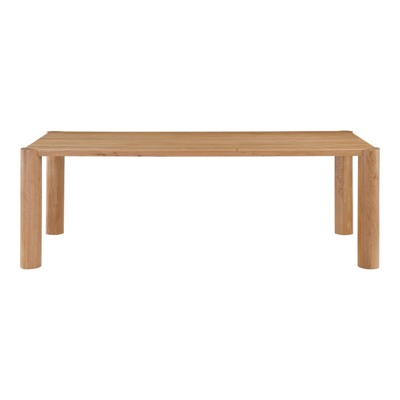 Post Dining Table Small Oak Natural