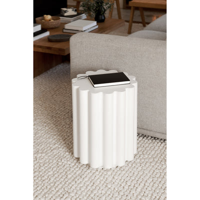 Taffy Accent Table White