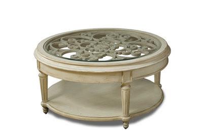 Provenance- Round Cocktail Table- Linen - Al Rugaib Furniture (8644089874)