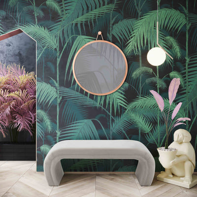 Kenya Light Grey Velvet Bench (4576500383840)