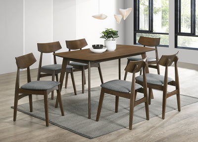 Megan marco brown dining table-6 seater set