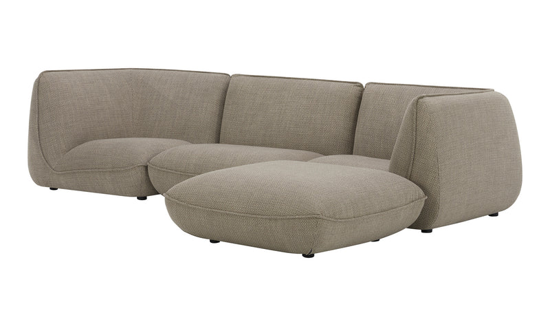 Zeppelin Lounge Modular Sectional Speckled Pumice