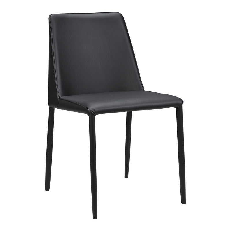 Nora Dining Chair Black Vegan Leather