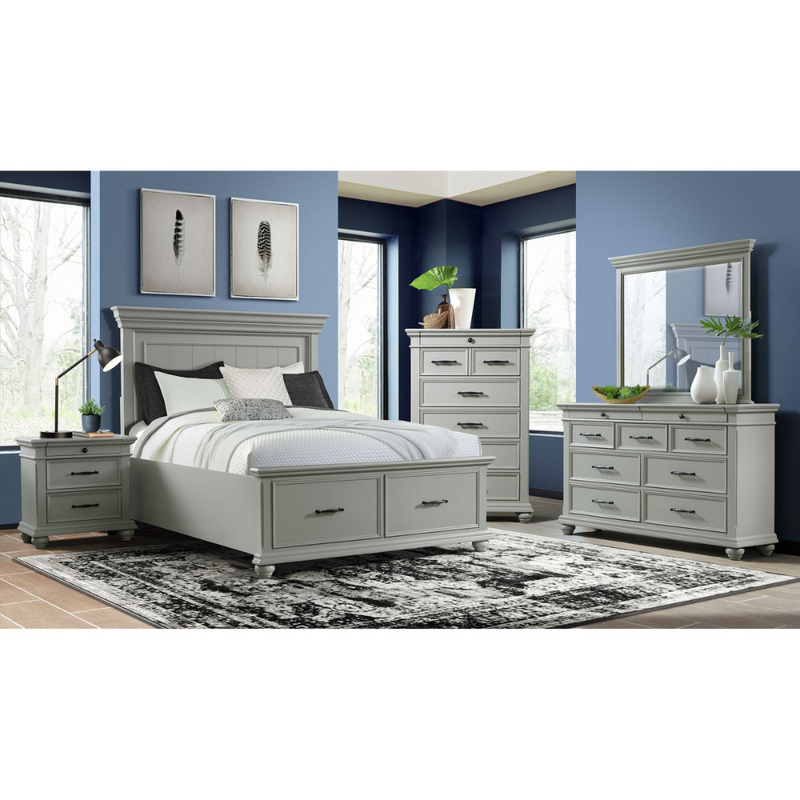 Slater Grey Nightstand