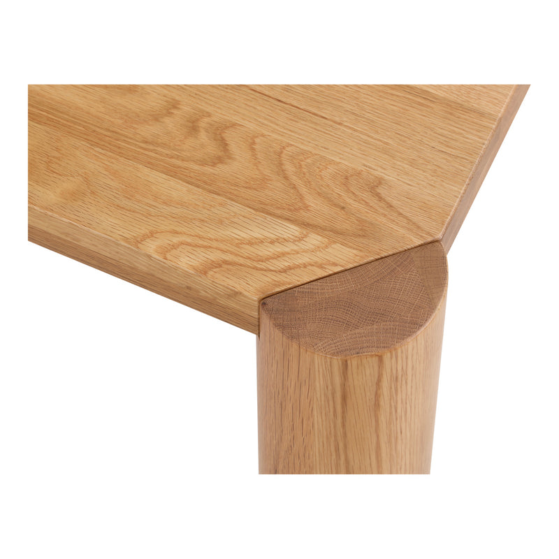 Post Dining Table Small Oak Natural