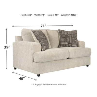 Soletren Loveseat - Al Rugaib Furniture (2149170217056)