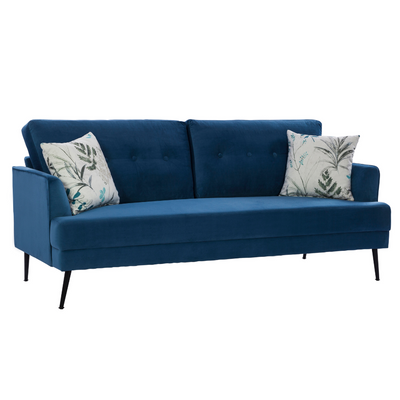 Brisbane Bold Blue Sofa (6645526626400)