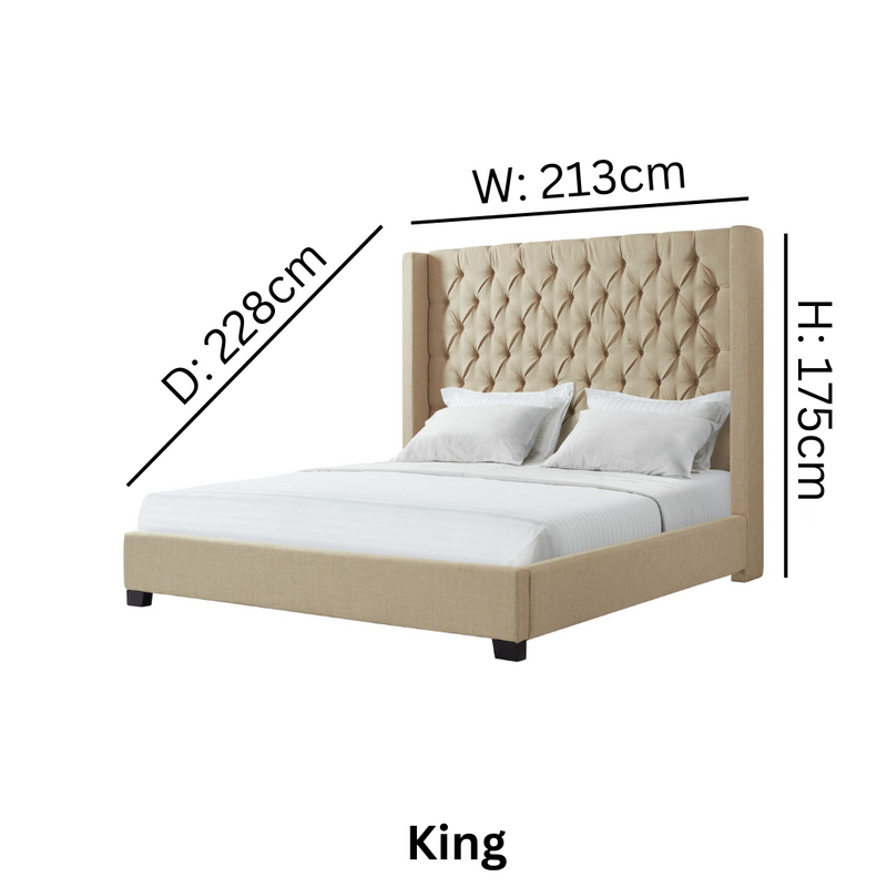 Morrow Natural King Bed (6595752165472)
