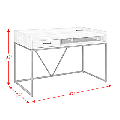 Preston Desk - Grey (6629947474016)