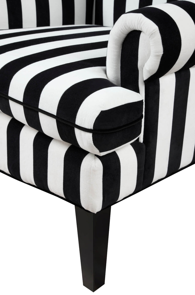 Paris Velvet Wingback Chair (4576516079712)