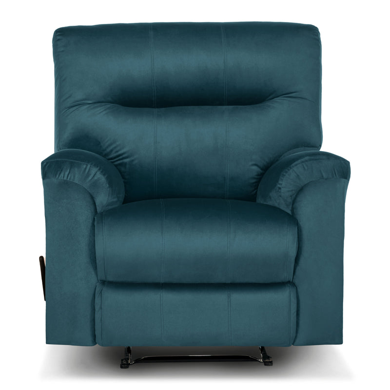 In House Rocking & Rotating Recliner Upholstered Chair with Controllable Back - Turquoise-905137-TU (6613411954784)