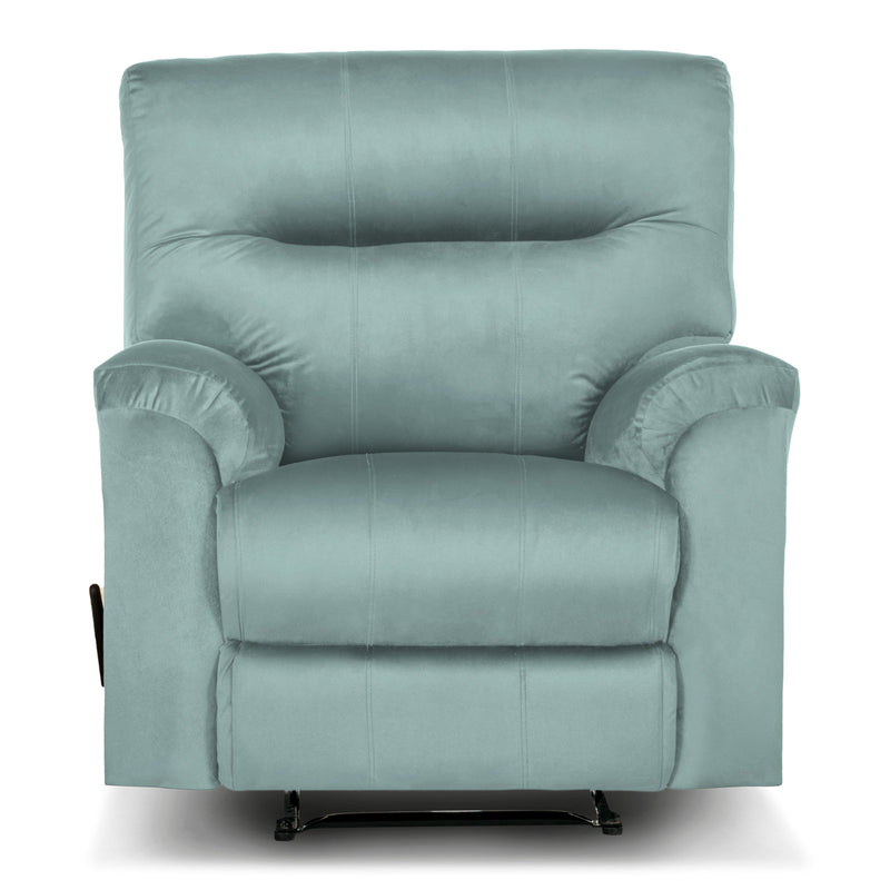 In House Rocking Recliner Upholstered Chair with Controllable Back - Teal-905136-TE (6613411528800)